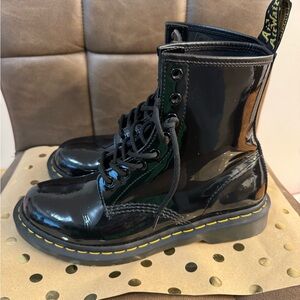Dr. Martens Black Combat Boots-Women’s